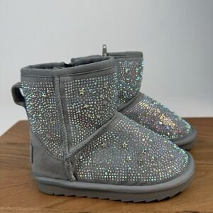 New Little Kids Mia Lil Autymn Sparkle Faux Suede Boots Booties 10 C